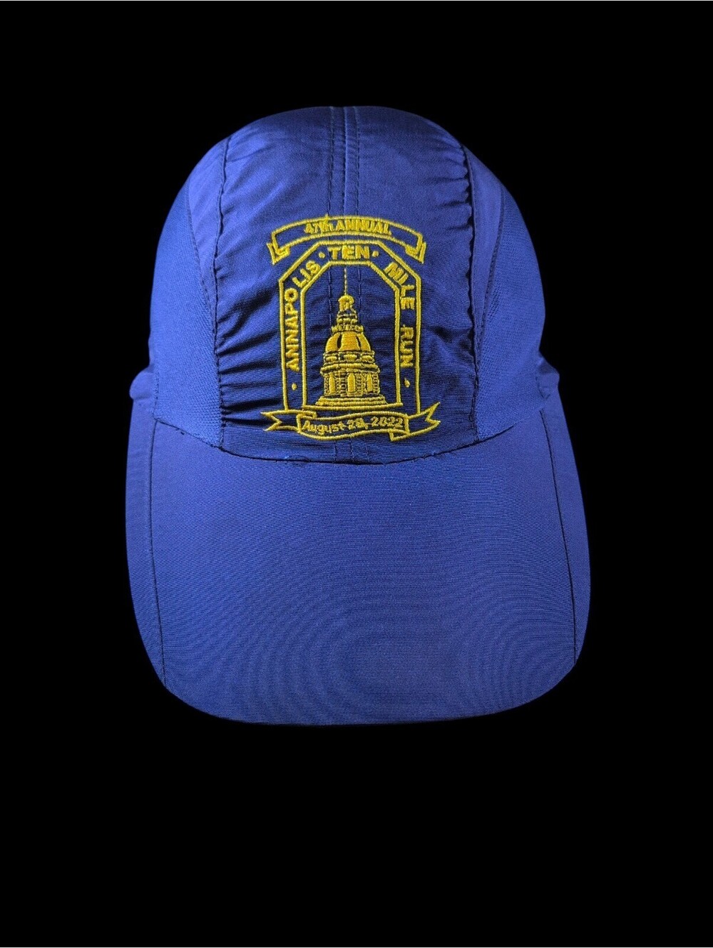 47th Annual Royal Blue 8-28-2022 Annapolis 10 mile Runners Cap Hat Adjustable